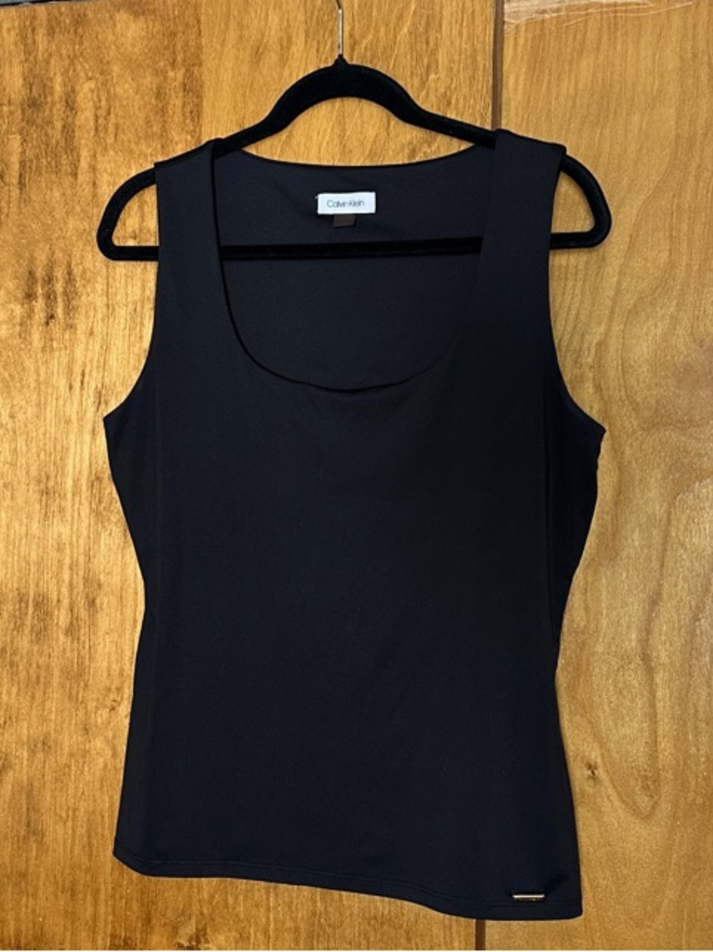 Calvin Klein Black Scoop Neck Tank Top